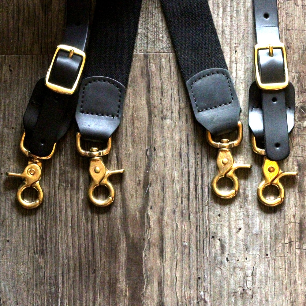 X-Back Button Suspenders - Logger Suspenders