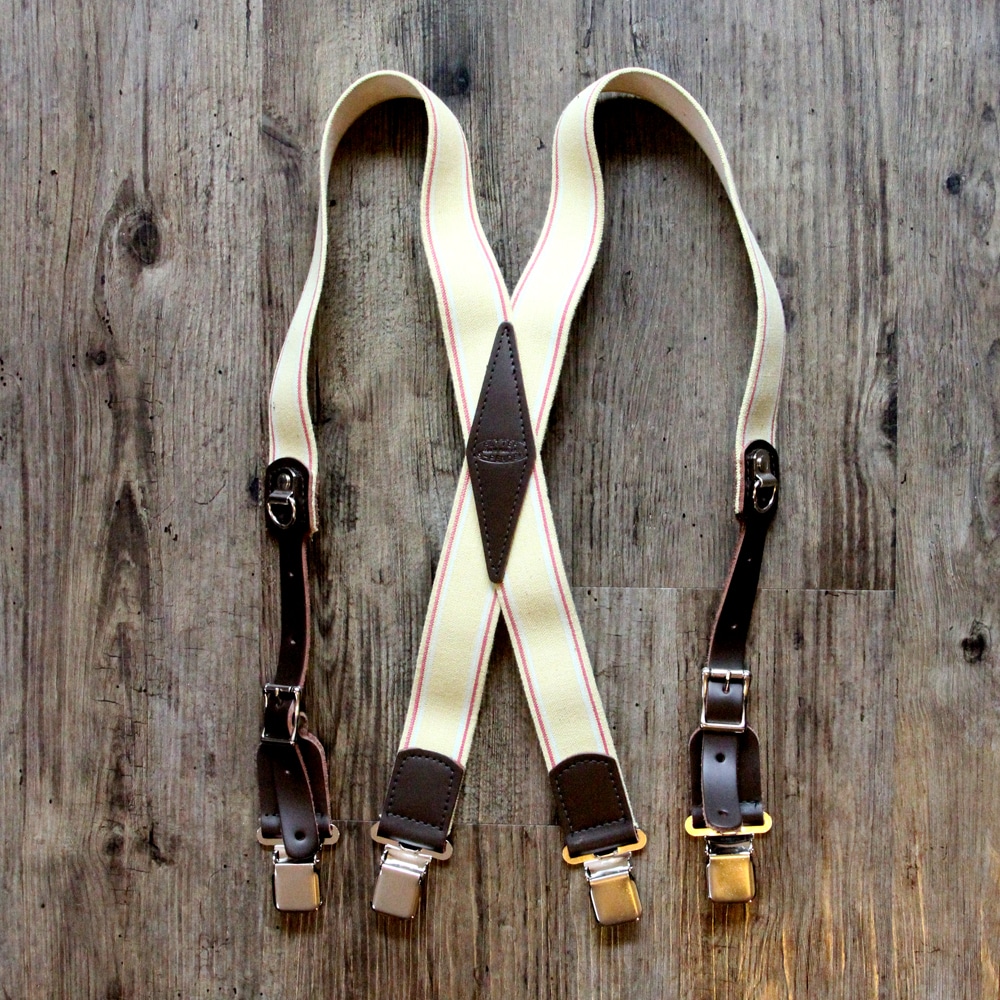 Y-Back Snap Suspenders (Nickle) - Logger Suspenders